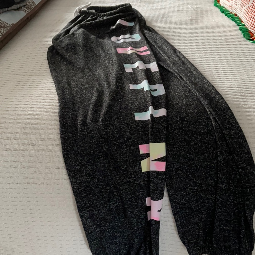 Pink sweatpants